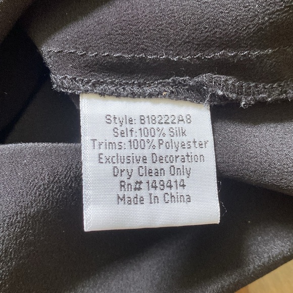 JOHNNY WAS  Black Embroidered Blouse - Picture 9 of 9